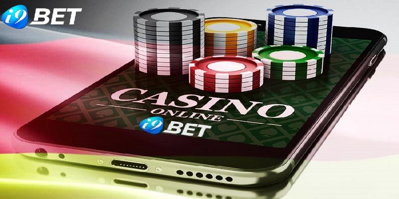 Sảnh Casino của I9BET được thiết kế với không gian chơi game đẹp mắt